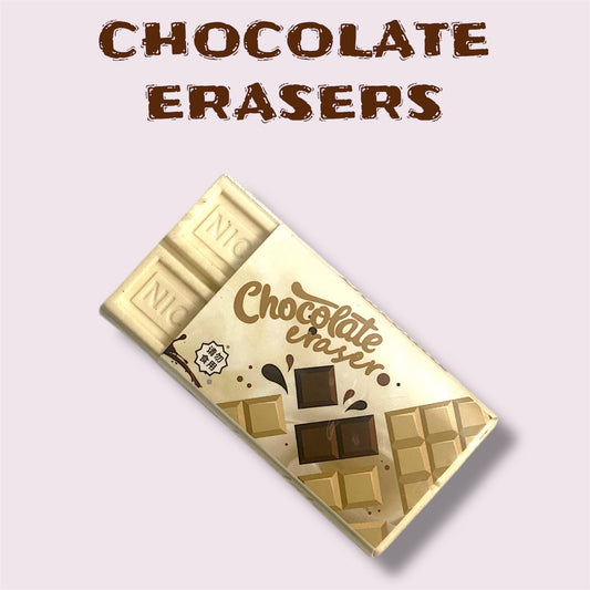 Chocolate Bar Erasers