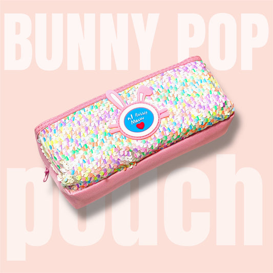 Bunny Pop Dual-Compartment Pouch