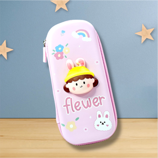 cute 3D character premium pencil case