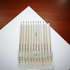 Natural Wood Color Pencil Set – 12 Shades