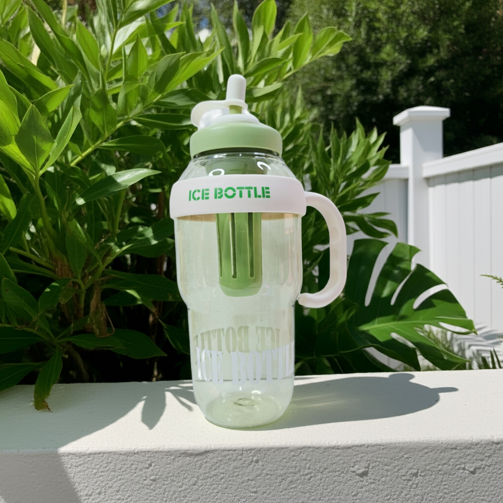 Ice Bottle 1300ml Water Bottle with filter