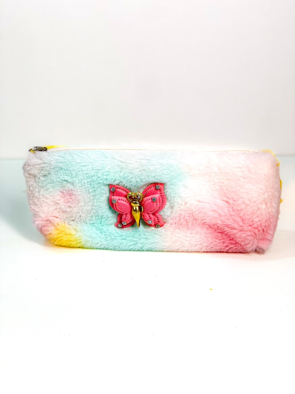Plush Butterfly Pouch