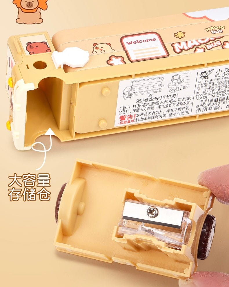 Magic Bus 3-Layer Pencil Case