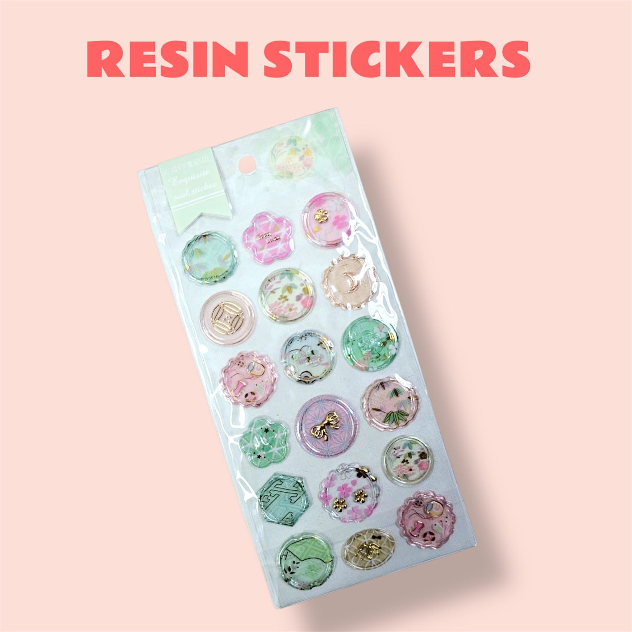Resin stickers