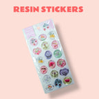 Resin stickers