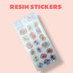 Resin stickers