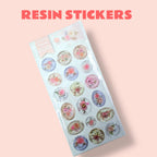 Resin stickers