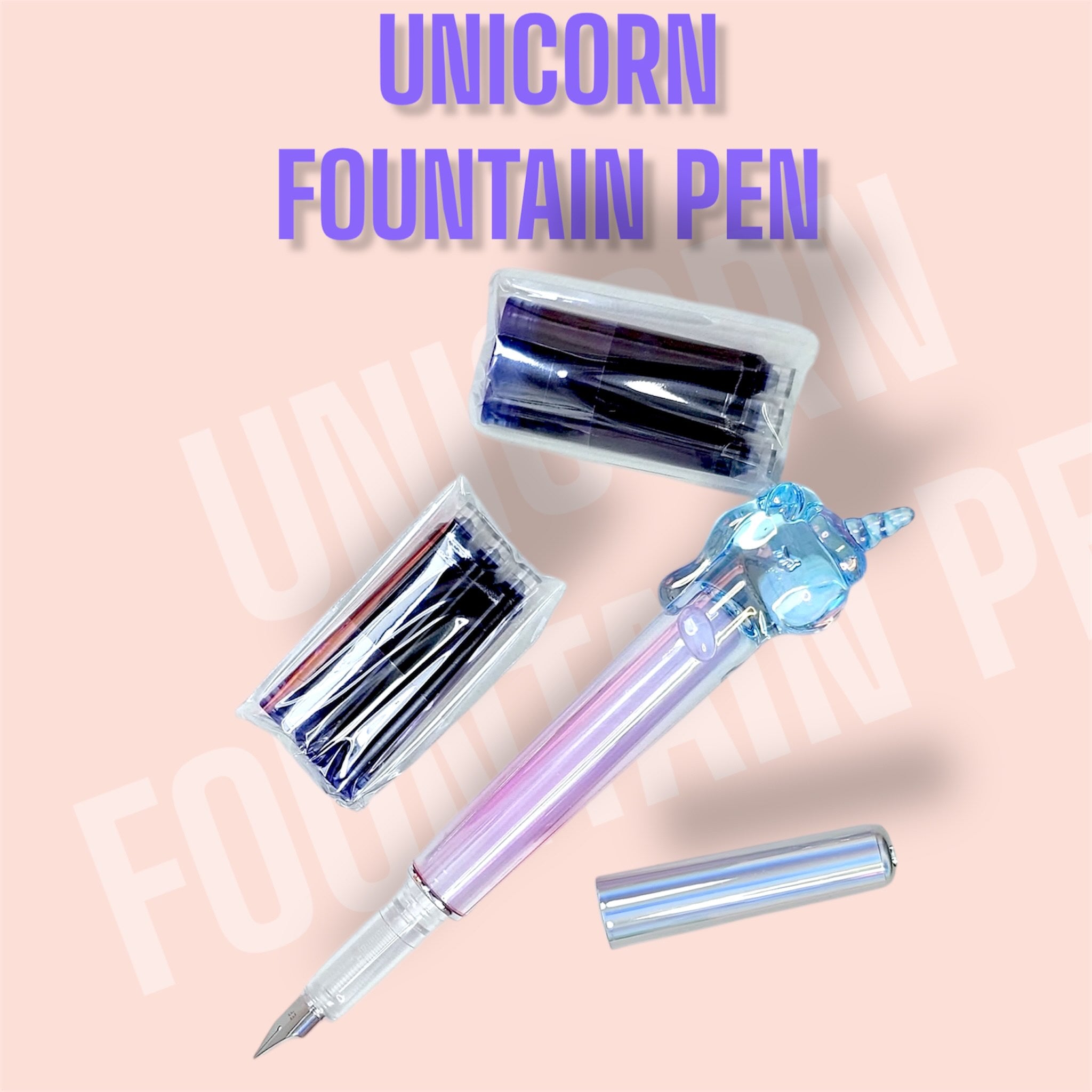 Unicorn Glass pen