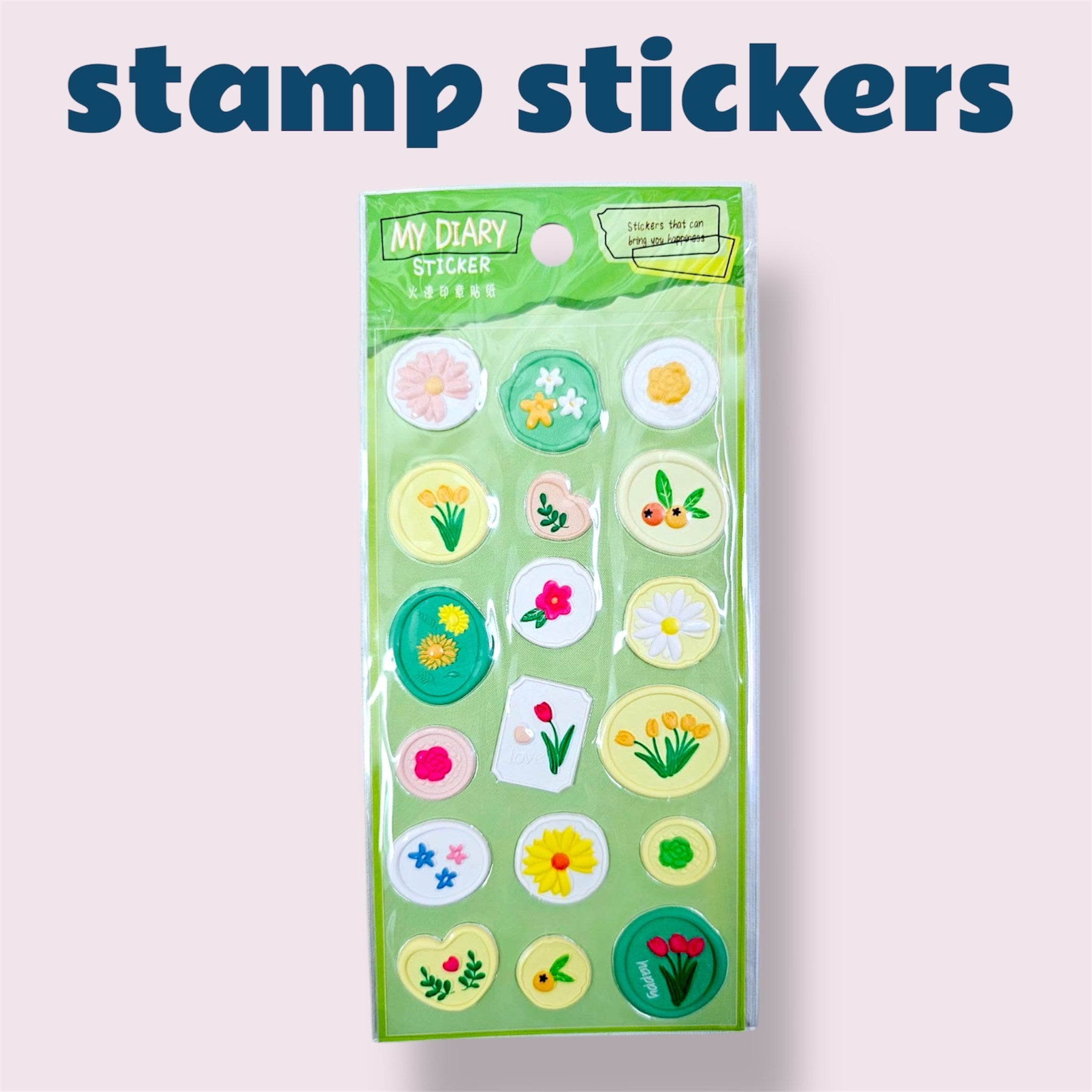 Stamp sticker
