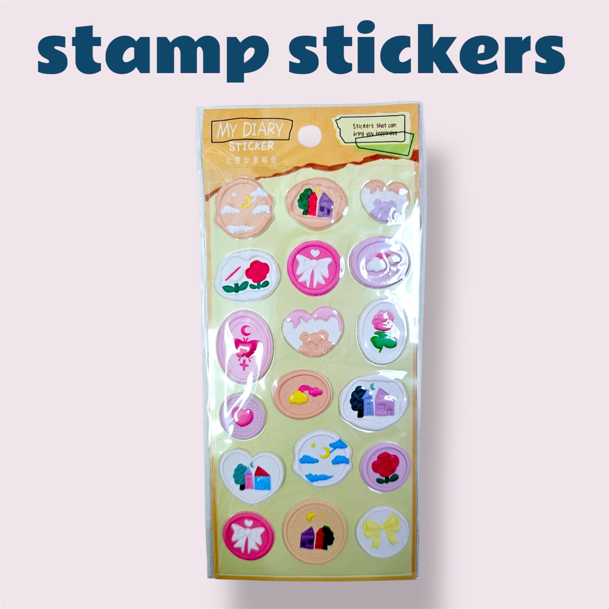 Stamp sticker