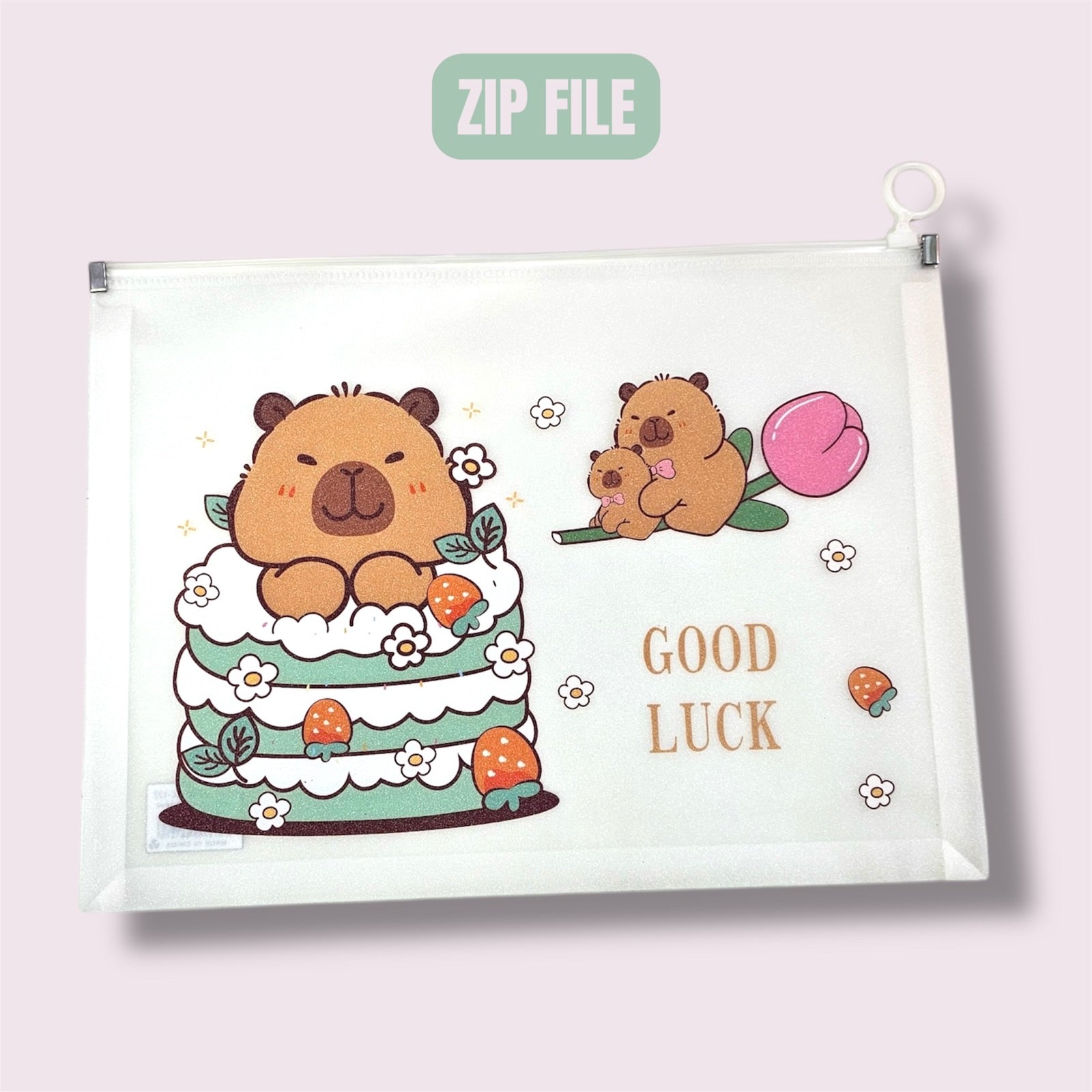 Bear Zip File Folder