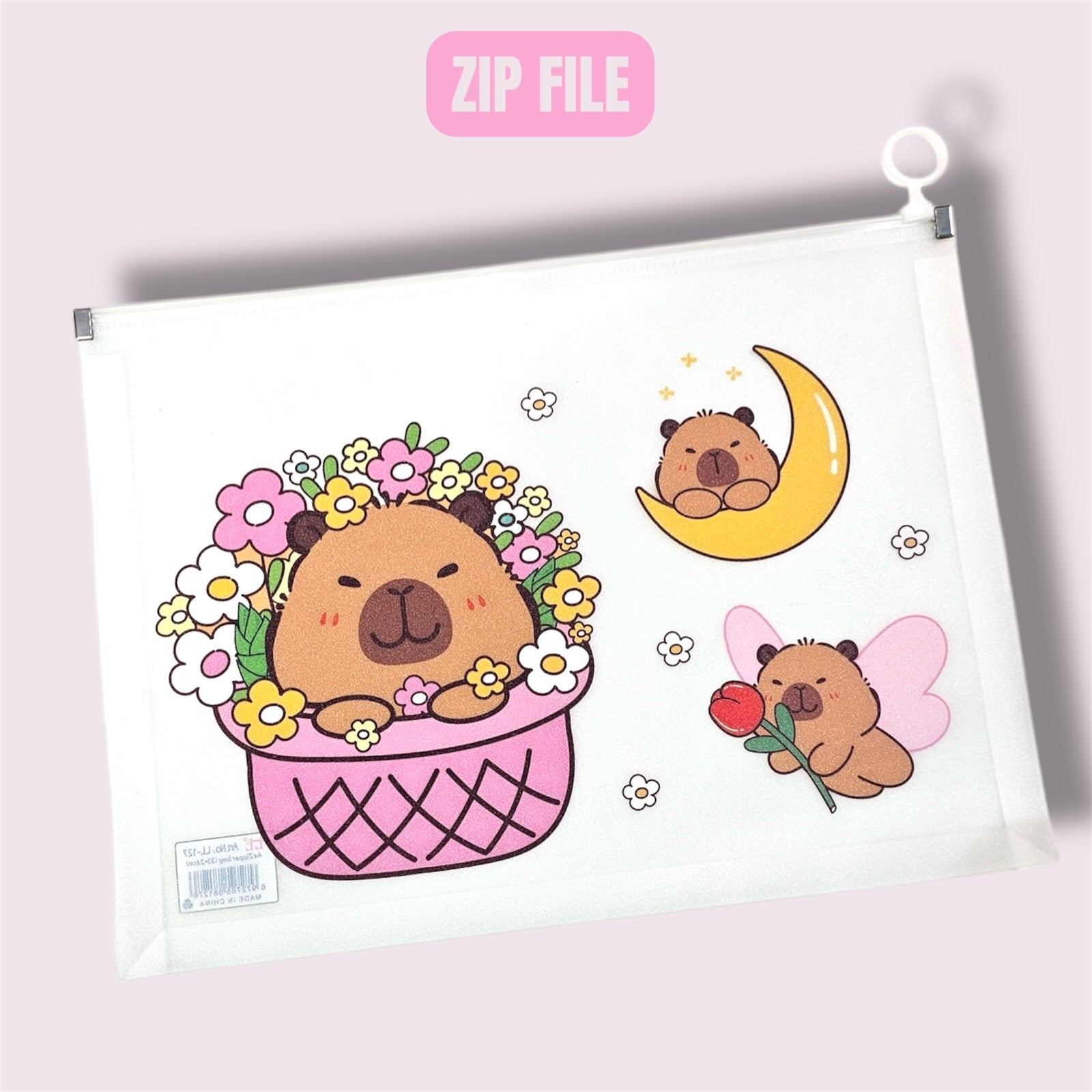 Bear Zip File Folder