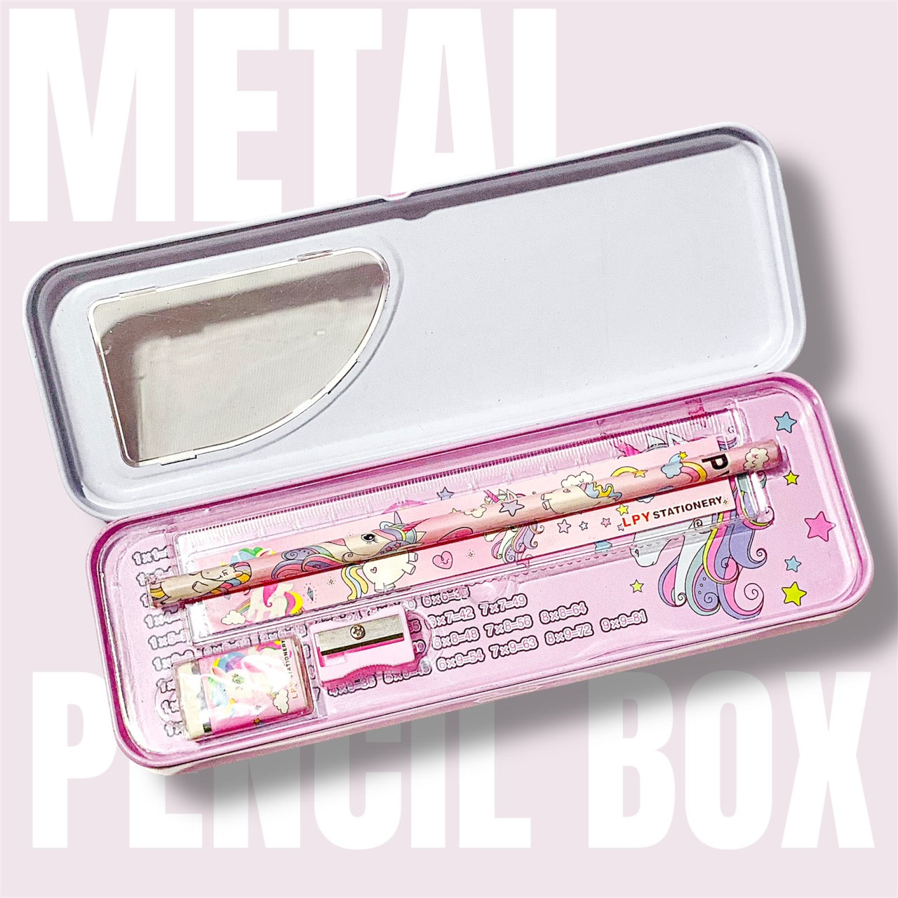 Themed Metal Pencil Box