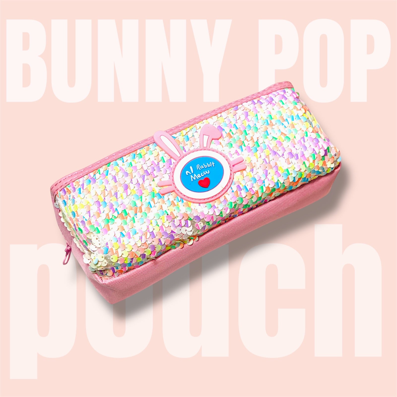 Bunny Pop Dual-Compartment Pouch