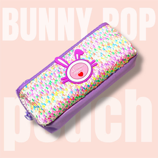 Bunny Pop Dual-Compartment Pouch