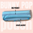 Bunny Pop Dual-Compartment Pouch
