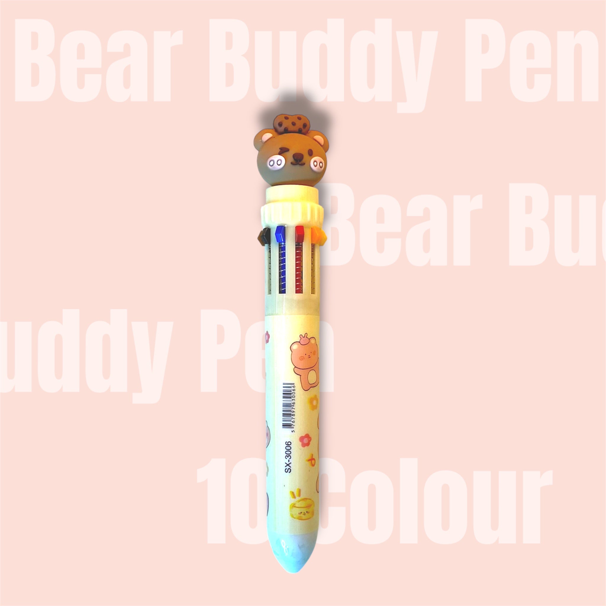 1 IN 10-Color Bear Buddy Pen