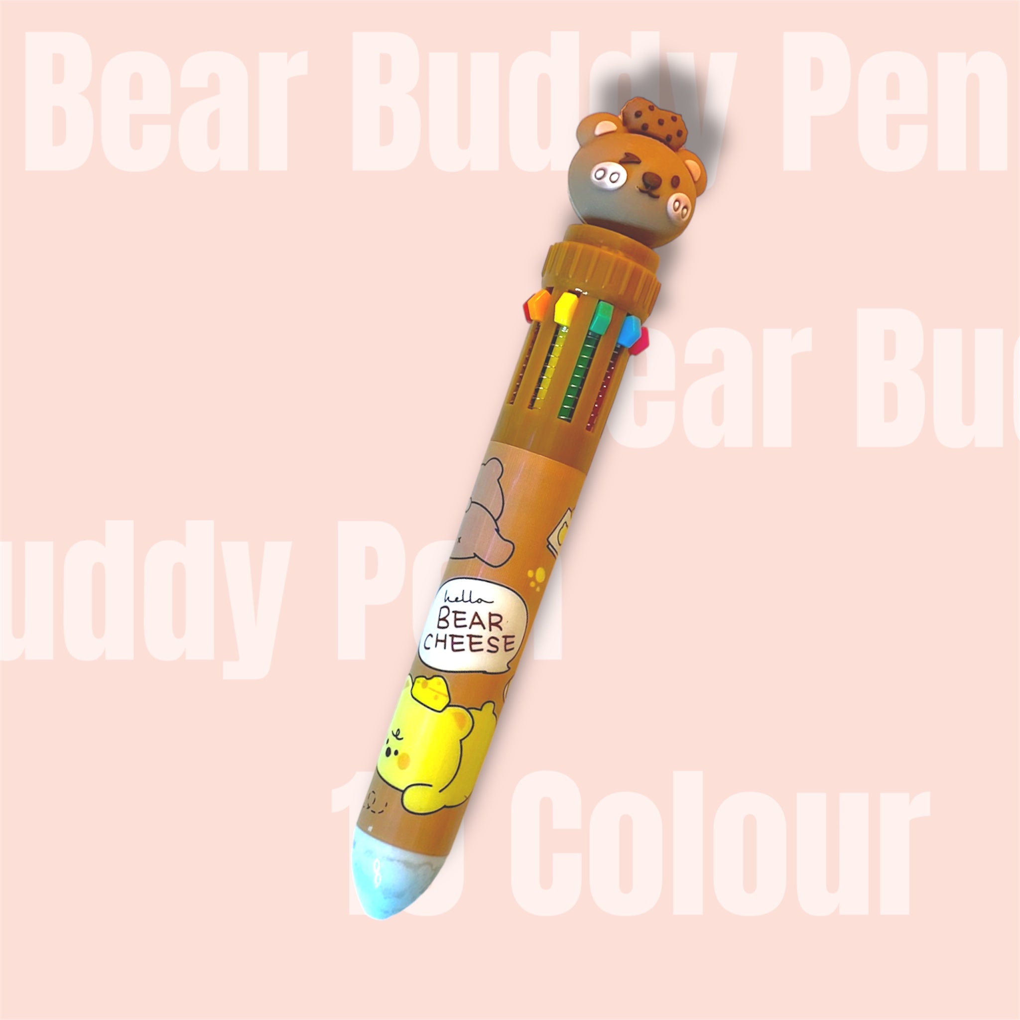 1 IN 10-Color Bear Buddy Pen