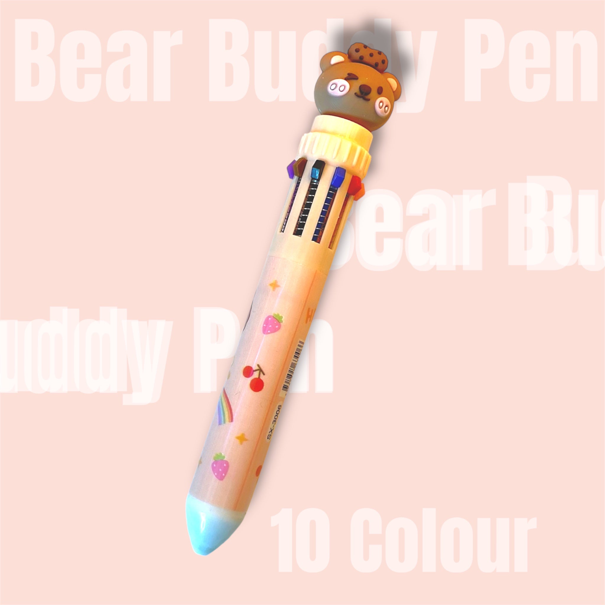 1 IN 10-Color Bear Buddy Pen