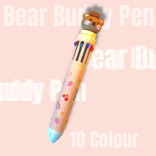 1 IN 10-Color Bear Buddy Pen