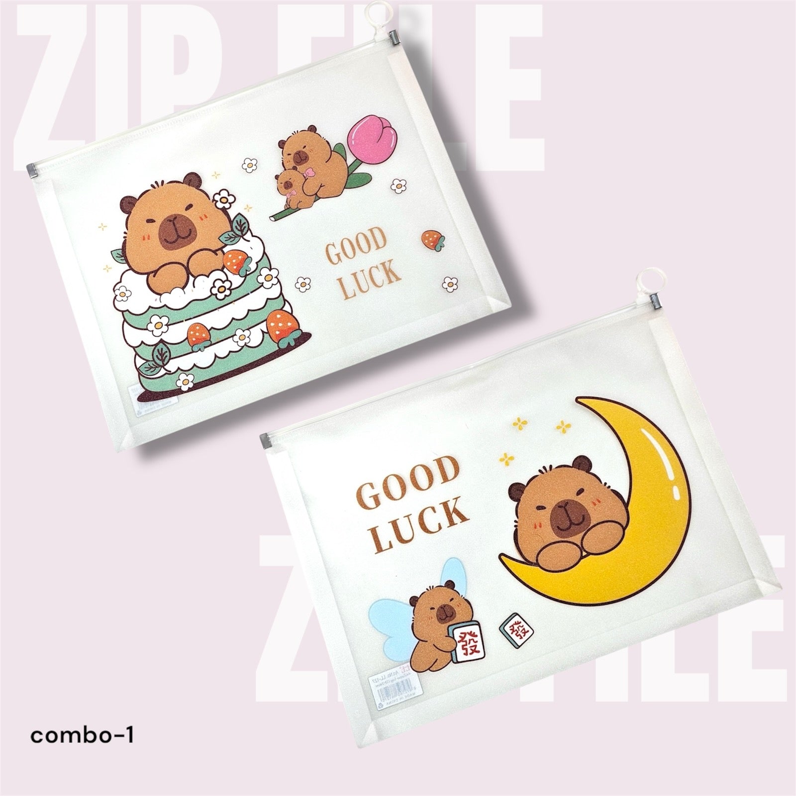 Bear Zip File Folder