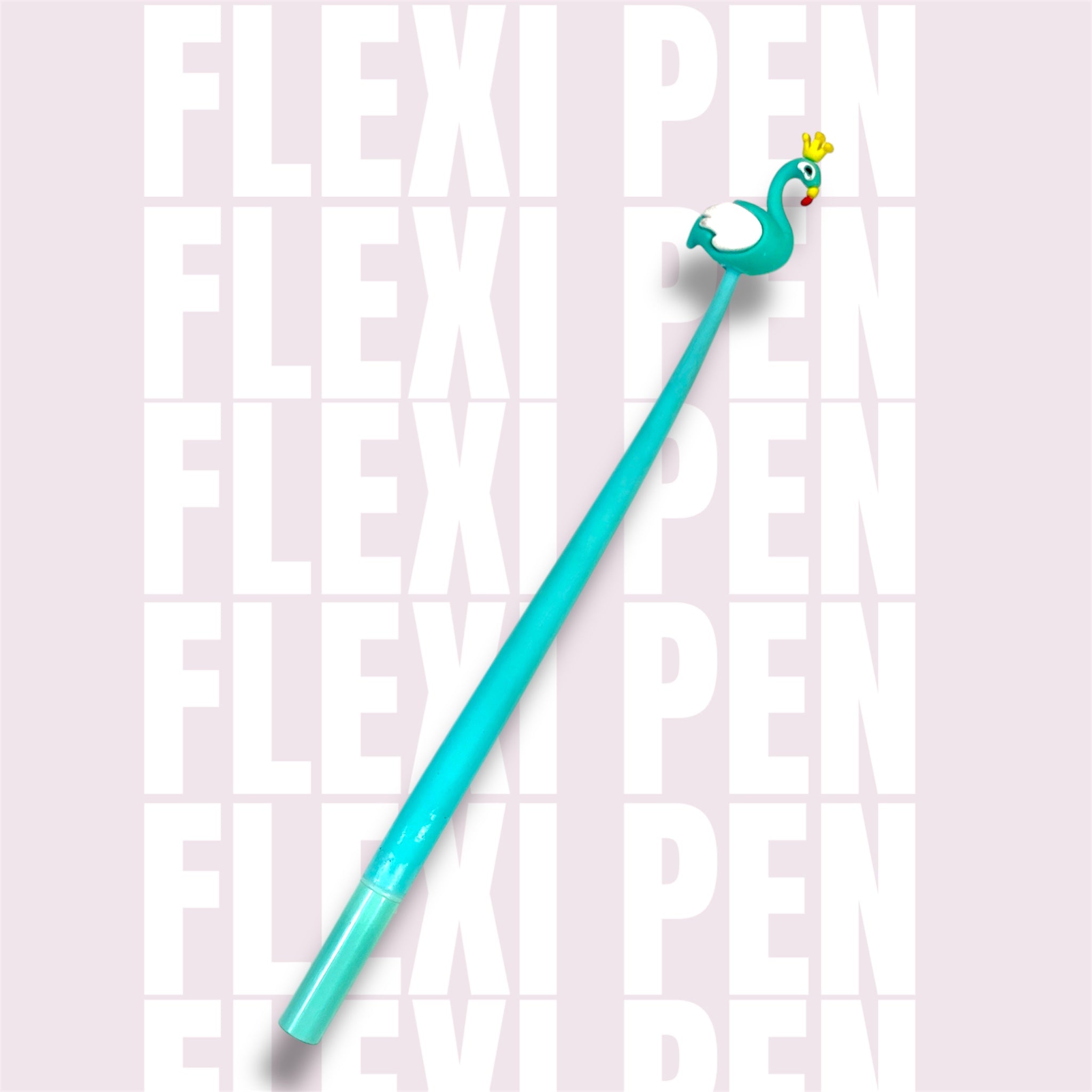 Flexi Swan Pens – Royal, Bendable & Fun!