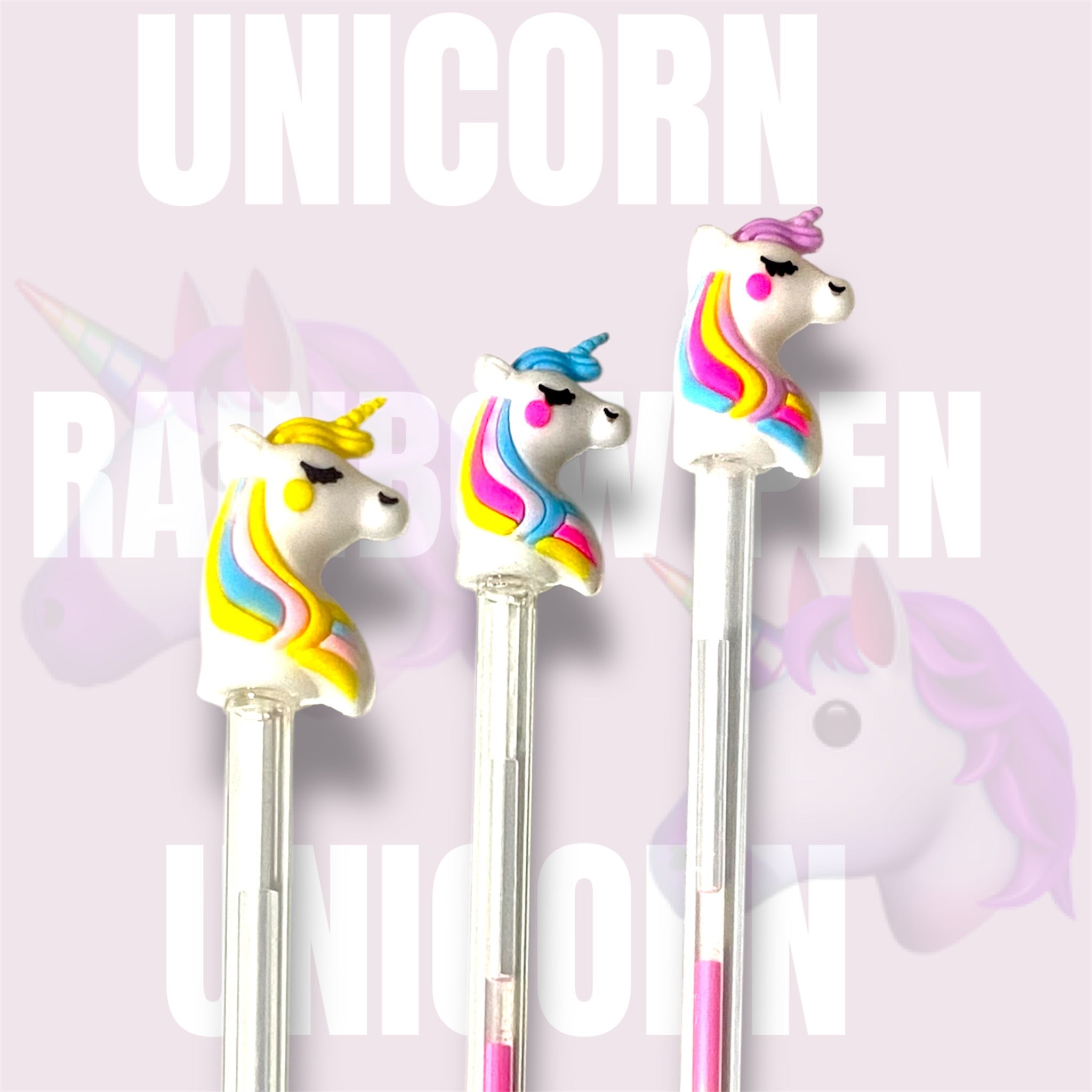 Unicorn Rainbow Gel Pen