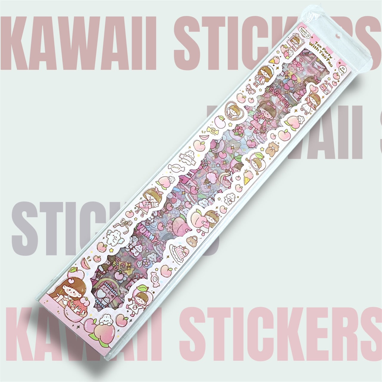 Kawaii Sticker Pack 20 sheets 1 pack (100 stickers)
