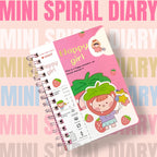 Mini Spiral Diary – Happy Girl Series