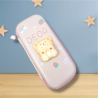 cute 3D character premium pencil case