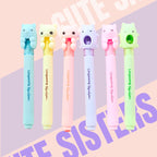 Sister Highlighter – 6pc Set with Cute Animal Toppers